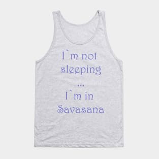 Funny Savasana Yoga Tee Tank Top